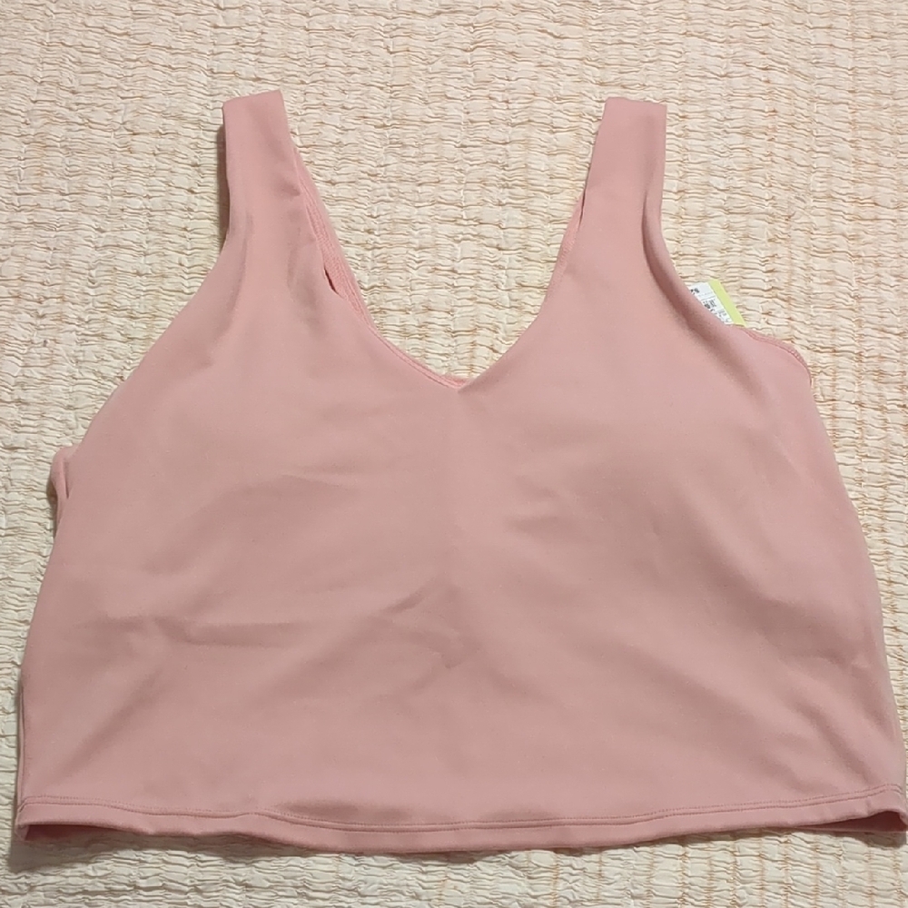 Women's Flex Light Support V-Neck Cropped Sports Bra - All In Motion